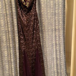 Formal full sequin dress